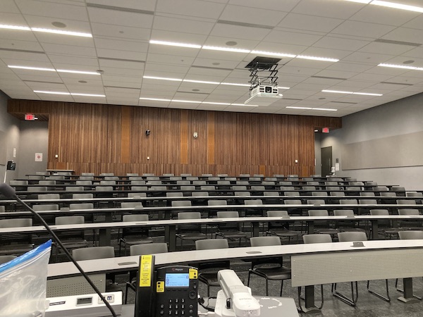 Lecture hall on the UTM campus, Mississauga, ON, CAN